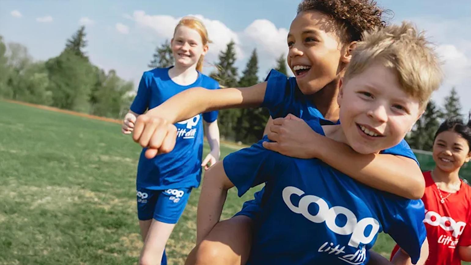 Sponsorvirksomheten - Coop-dugnaden barn i artikkel - felles