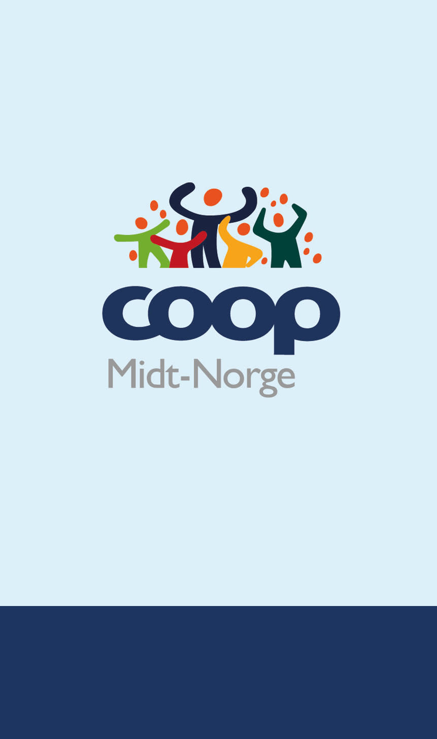 Coop Midt-Norge logo på lyseblå bakgrunn.