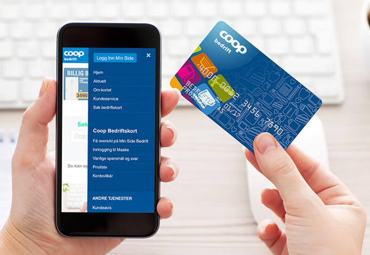 Coop bedriftskort app og kort